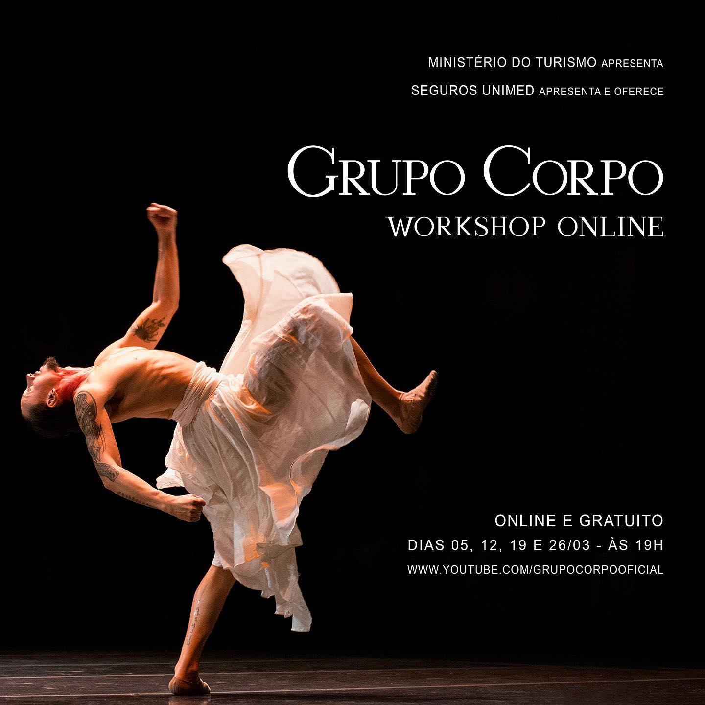 Workshops Online do Grupo Corpo