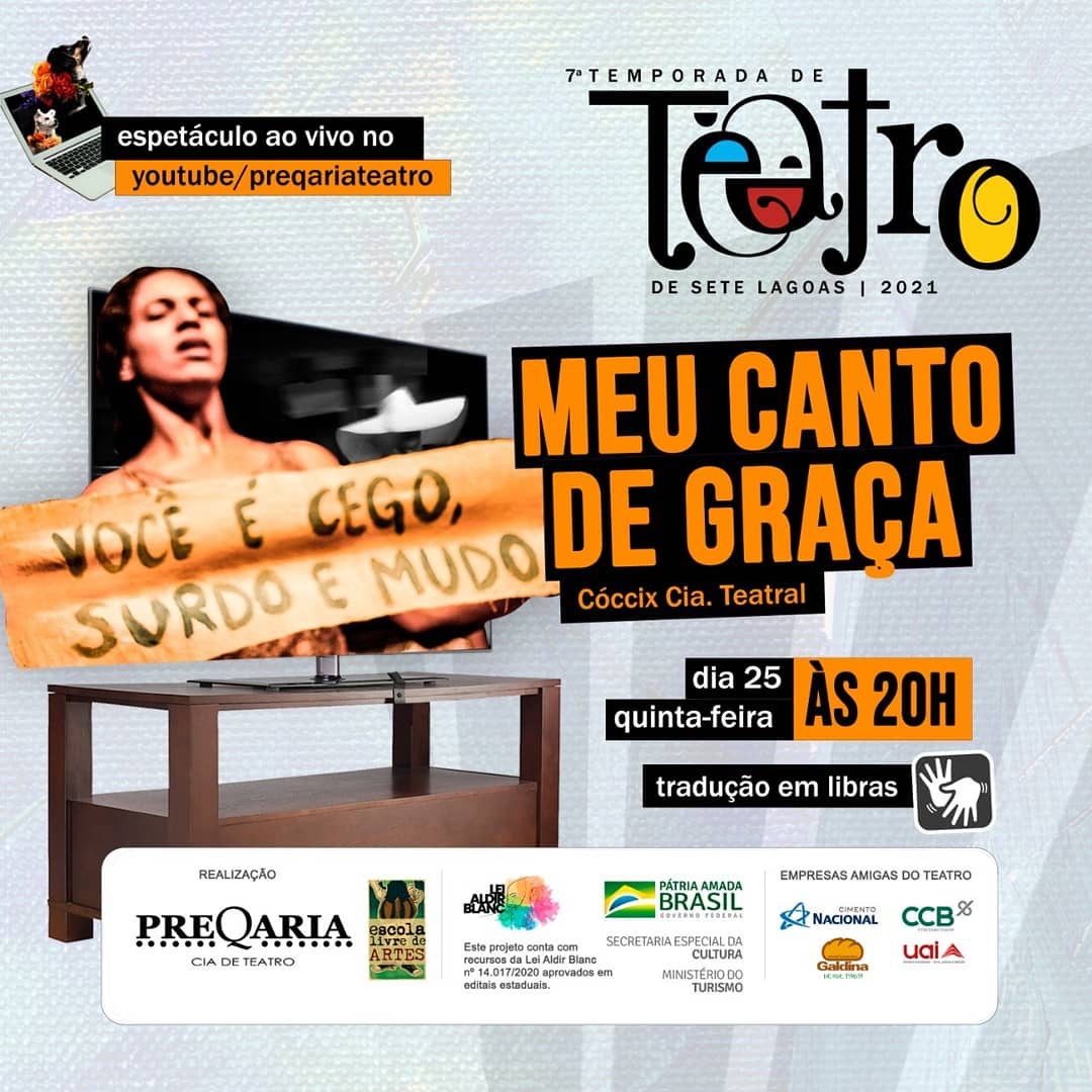Espetáculo Online “Meu Canto de Graça”