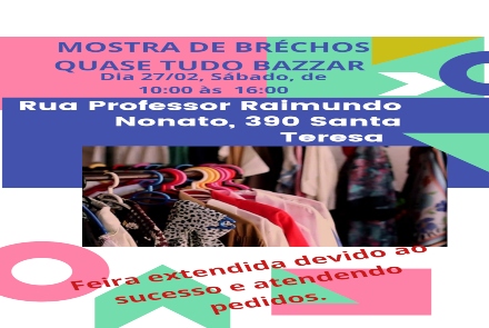 Mostra de Brechós - QUASE TUDO Bazzar