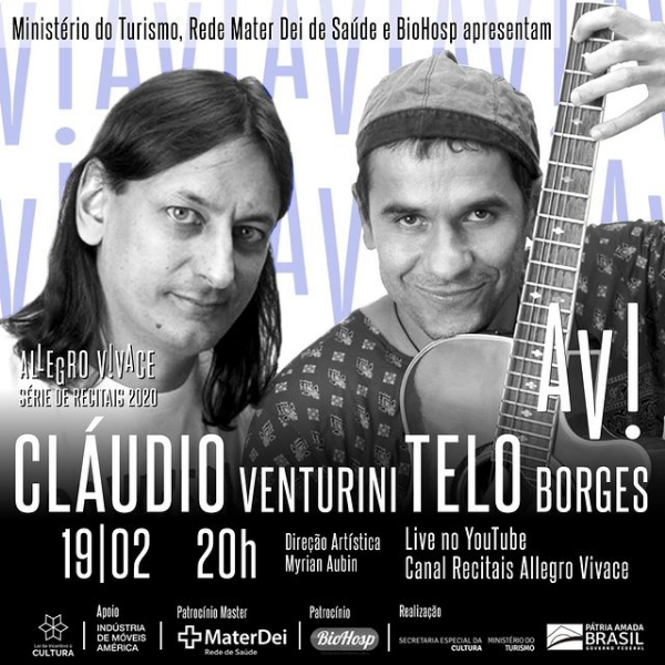 Recitais Allegro Vivace: Claudio Venturini e Telo Borges