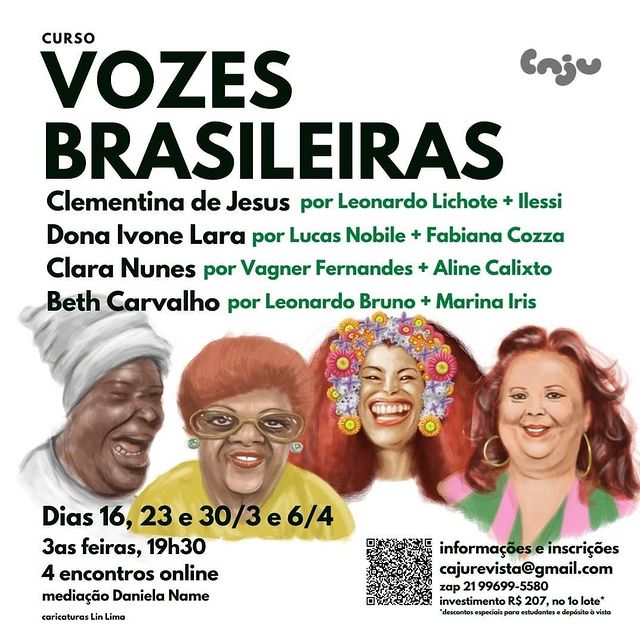 Reprodução: Instagram Curso: "Vozes Brasileiras"
