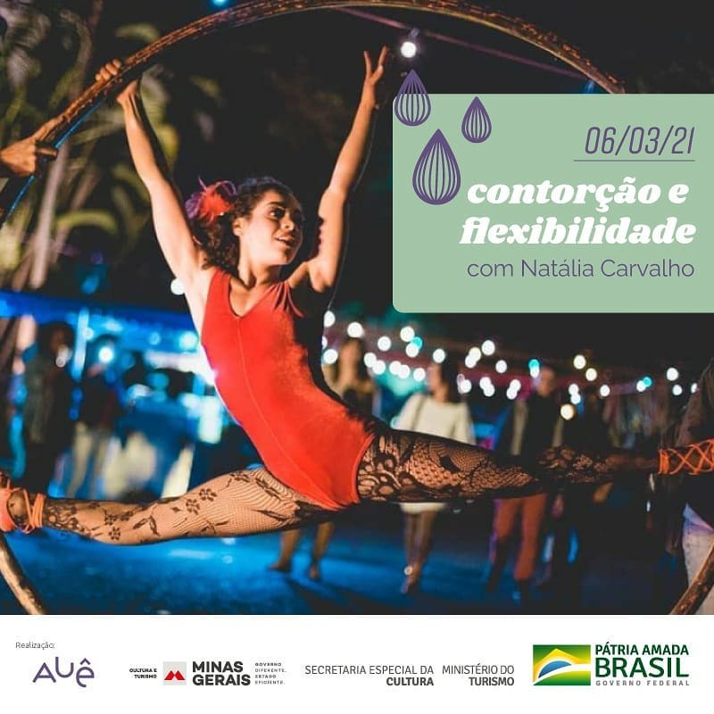 Oficina "Contorção e flexibilidade" com Natália Carvalho