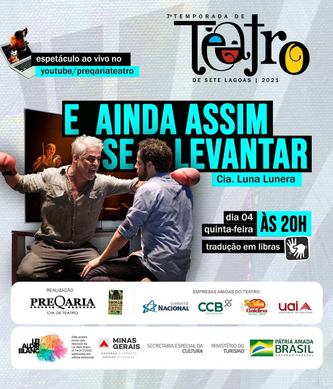 Espetáculo Online “E Ainda Assim Se Levantar”