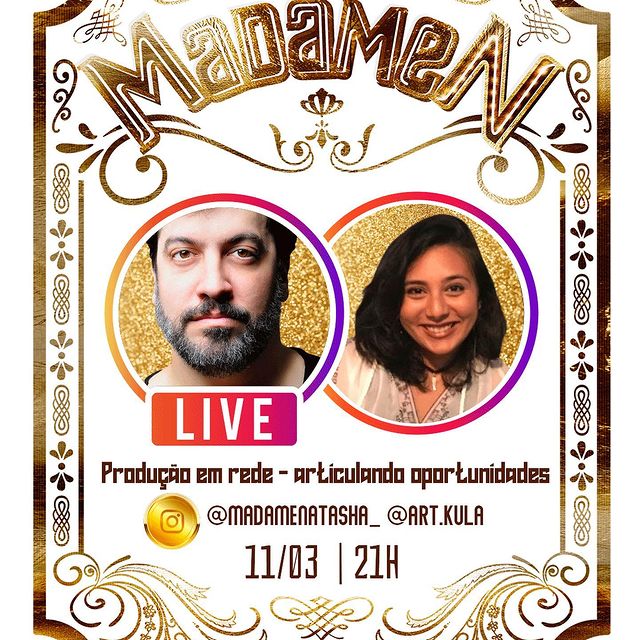 Reprodução: Instagram LIVE: "Produção em rede - articulando oportunidades"