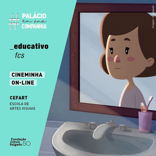 Divulgação/Instagram Cineminha Online: "O que vejo no espelho?" - Fundação Clóvis Salgado