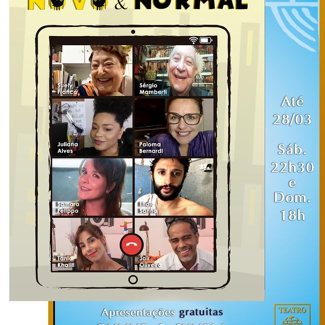 Espetáculo online "Novo e Normal" - Teatro Folha