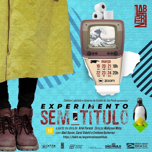 Divulgação/Instagram Teatro: Experimento Sem-Título