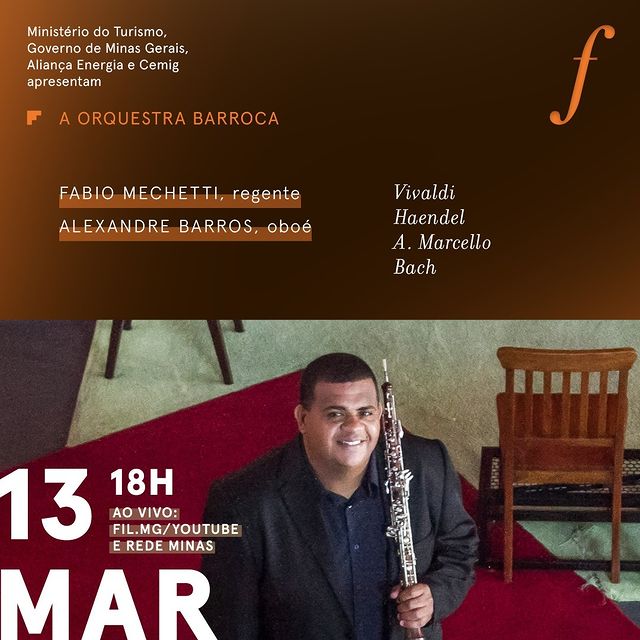 Divulgação/Instagram Fora de Série: A Orquestra Barroca - Filarmônica de Minas Gerais