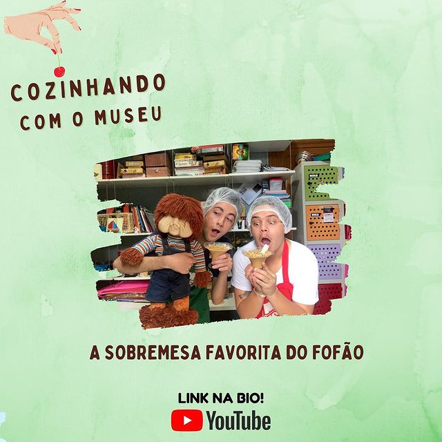 Reprodução: Instagram Cozinhando com o Museu - Museu dos Brinquedos