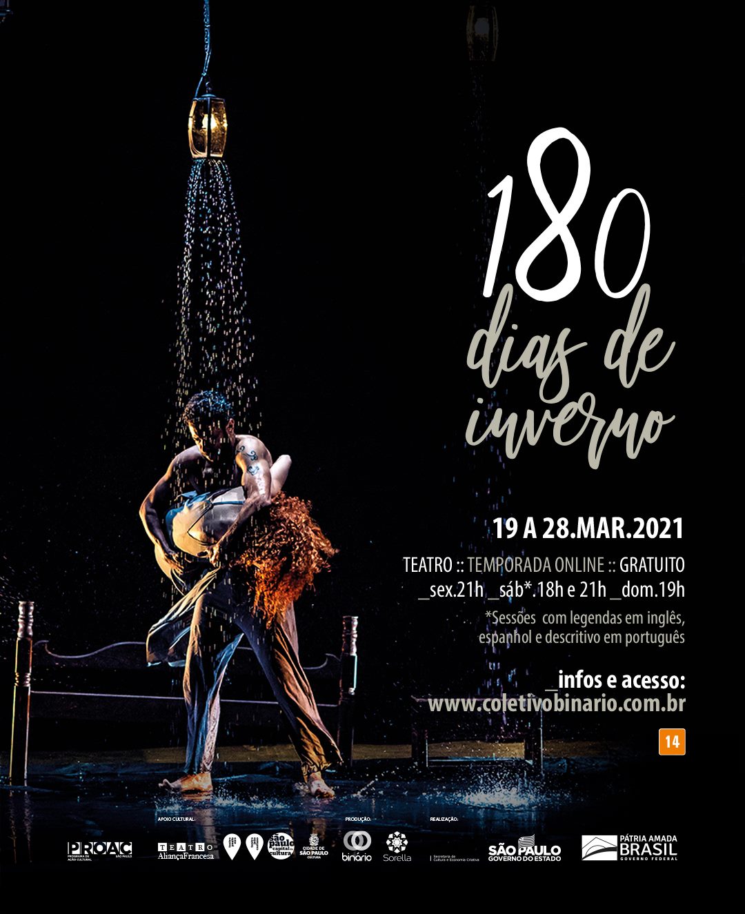 Espetáculo Online "180 Dias de Inverno"