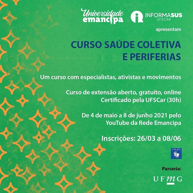 Curso: "Saúde Coletiva e Periferias" - UFMG