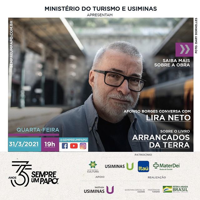 Sempre Um Papo recebe Lira Neto