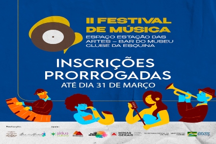 Reprodução oficial II Festival de Música - Espaço Estação das Artes e Bar do Museu