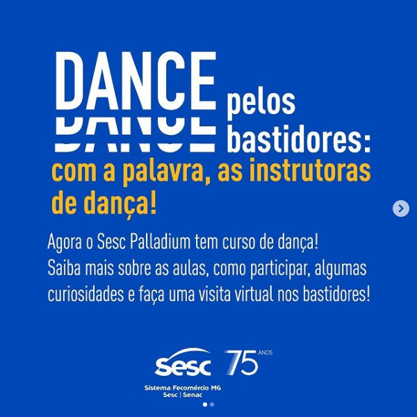 Live: Dance pelos bastidores do Sesc Palladium