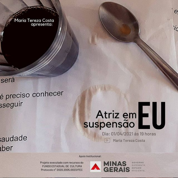 Espetáculo "Eu Atriz em Suspensão" de Maria Tereza Costa