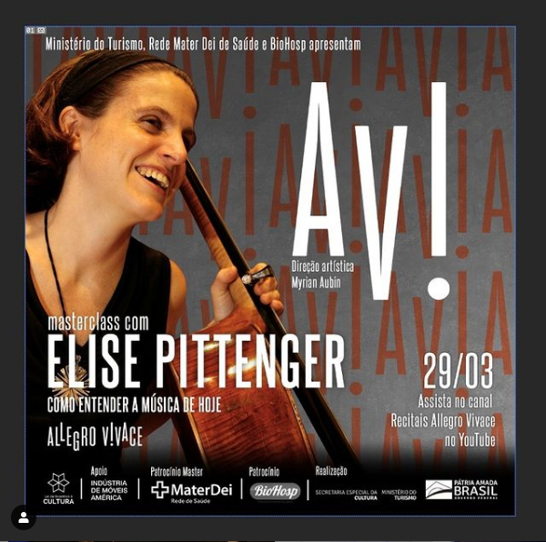 Masterclass "Como entender a música de hoje" com Elise Pittenger - Allegro Vivace