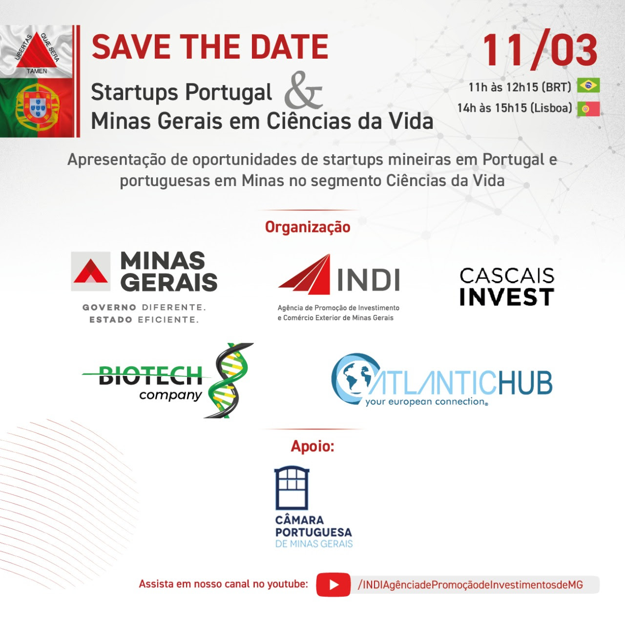  Startups Portugal & Minas Gerais em Ciências da vida