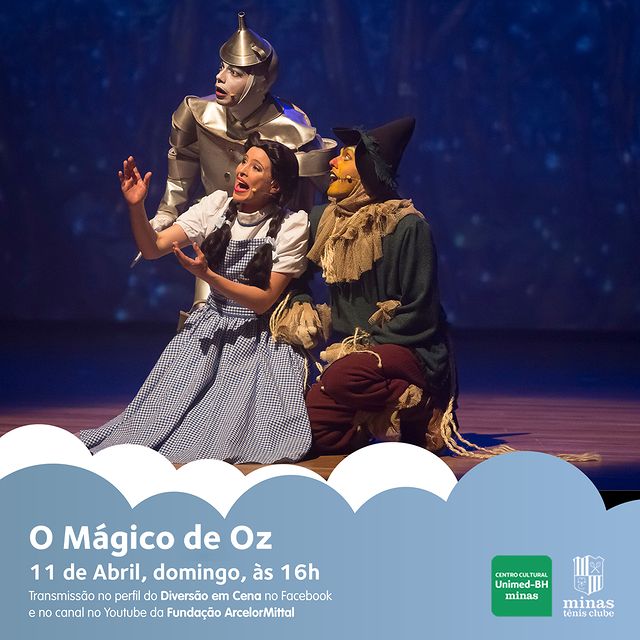 Reprodução: Instagram Diversão em Cena on line - “O Mágico de OZ”