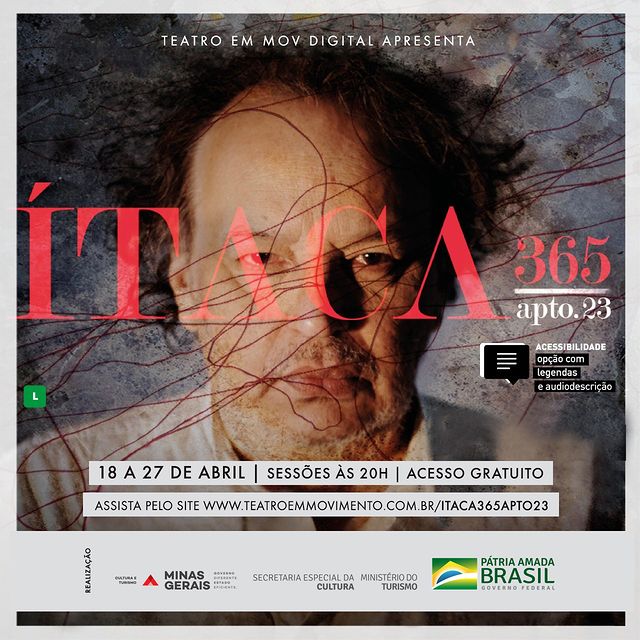 Espetáculo virtual: "Ítaca, 365. apto 23" - Teatro em Movimento