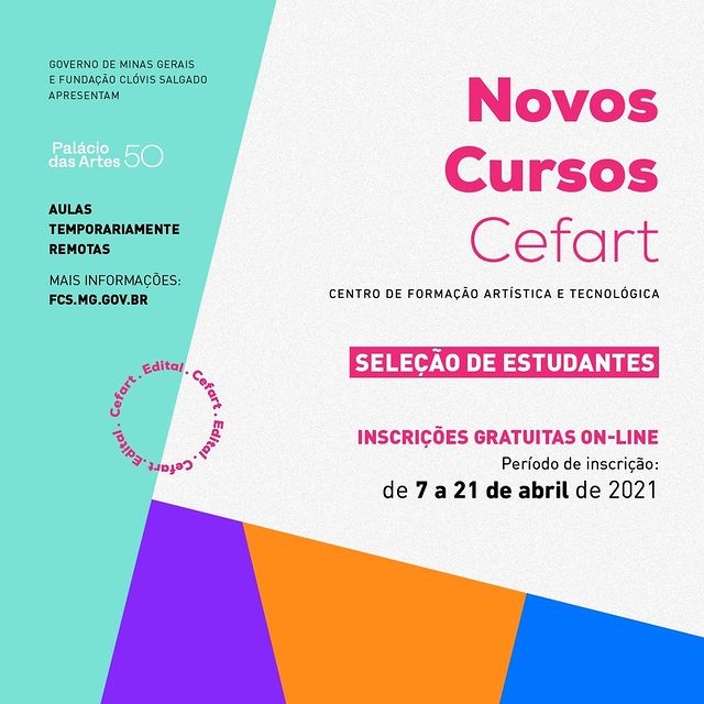 Processo Seletivo 2021 - Cursos Regulares do CEFART