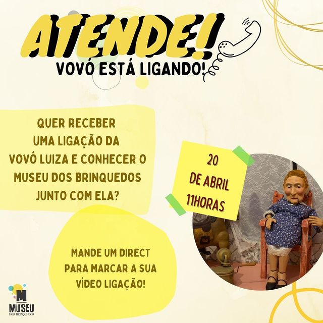 Vovó Luiza está ligando! - Museu dos Brinquedos