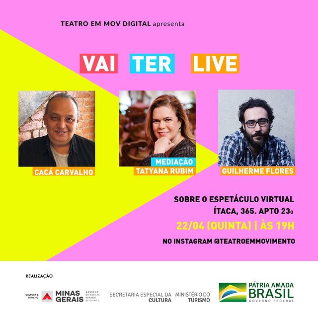 Vai ter live: conversa sobre Ítaca - Teatro em Movimento