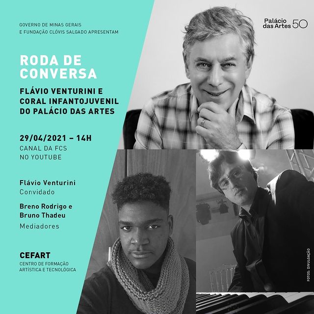 CEFART recebe FLÁVIO VENTURINI para Roda de Conversa com CORAL INFANTOJUVENIL