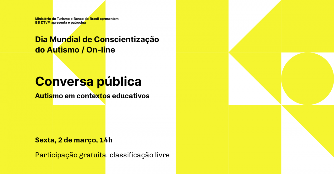 Roda de Conversa: Dia Mundial de conscientização do Autismo - CCBB BH