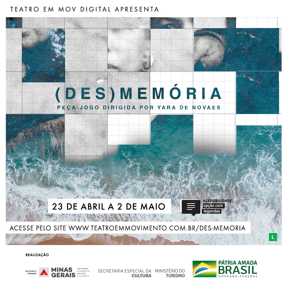 Reprodução: Facebook (DES)MEMÓRIA - Teatro em Movimento