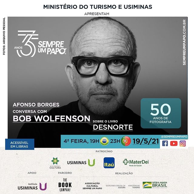 Reprodução: Instagram Sempre Um Papo recebe Bob Wolfenson