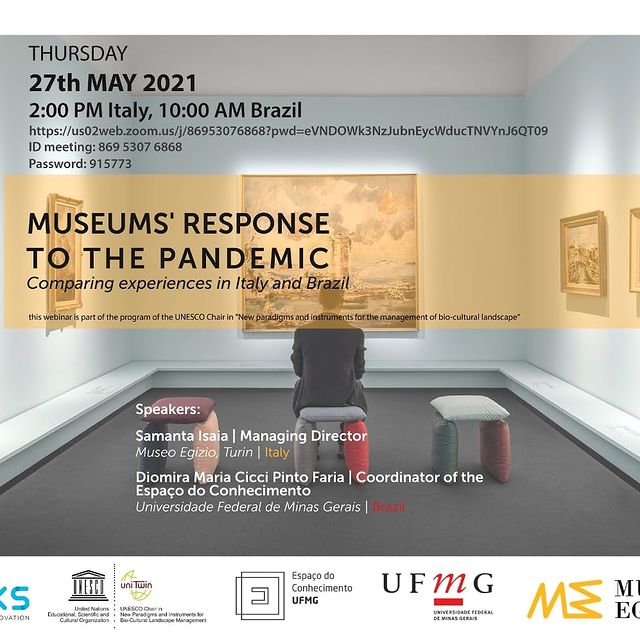 Webinário “Respostas dos Museus à Pandemia – Comparando experiências na Itália e no Brasil”