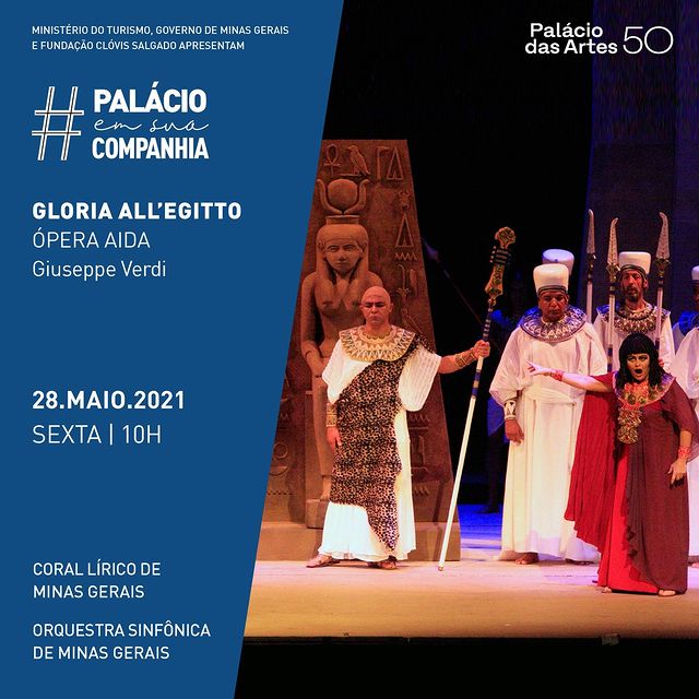 "150 anos de estreia da Ópera Aida" - FCS