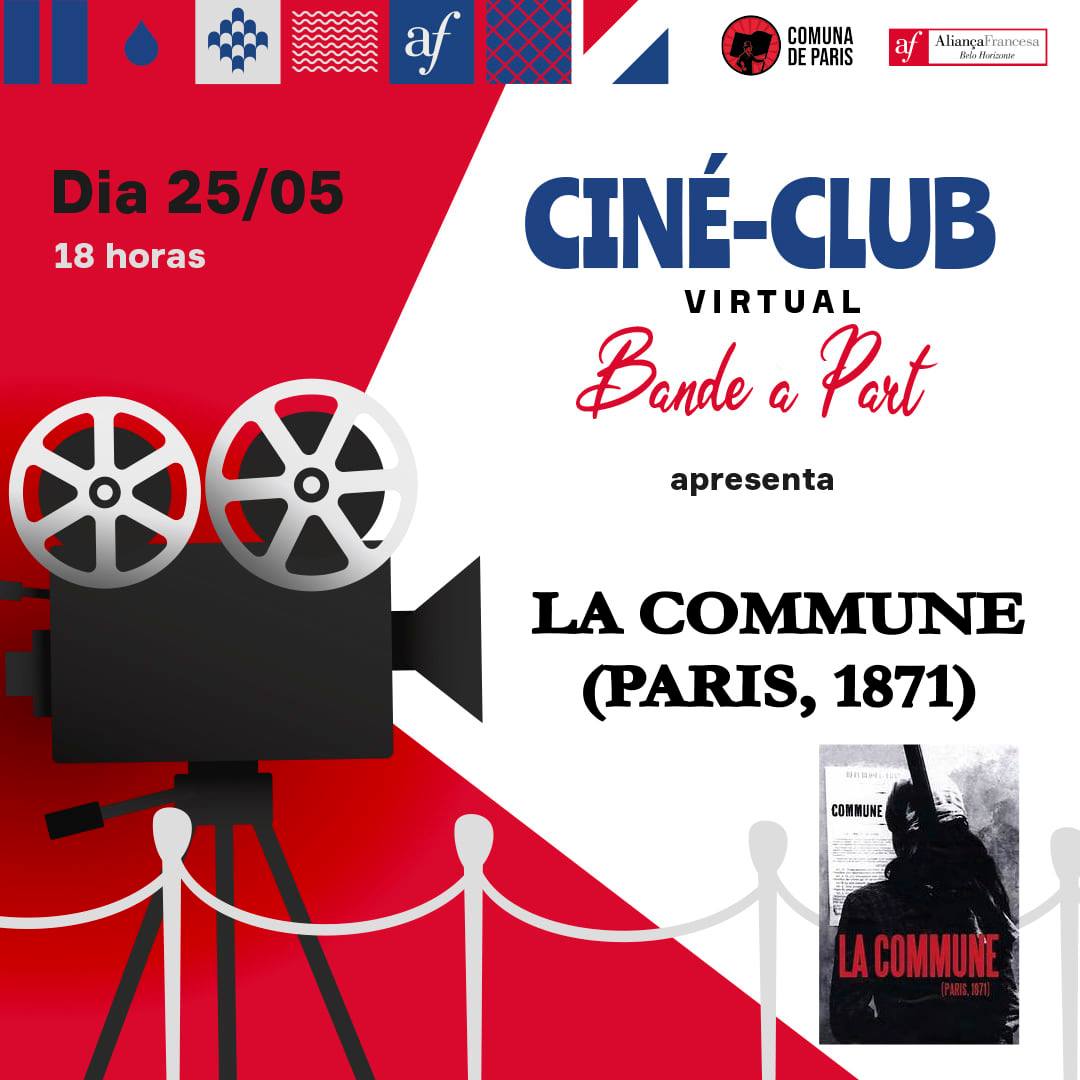 Ciné-club Bande à Part com discussão do tema ''Comuna de Paris''
