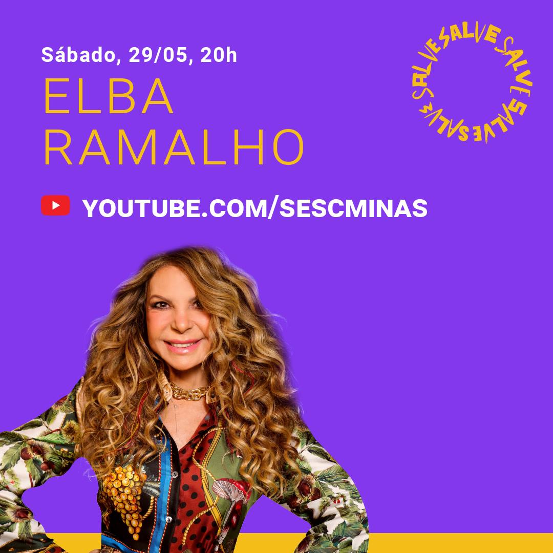 Reprodução: Facebook Campanha Salve : "Unidos contra a fome" com Elba Ramalho - Sesc em Minas