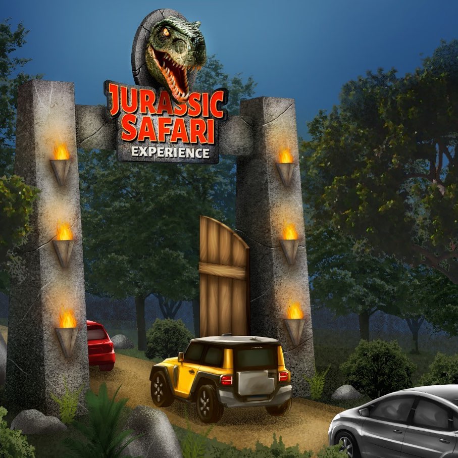 Reprodução: Instagram Jurassic Safari Experience