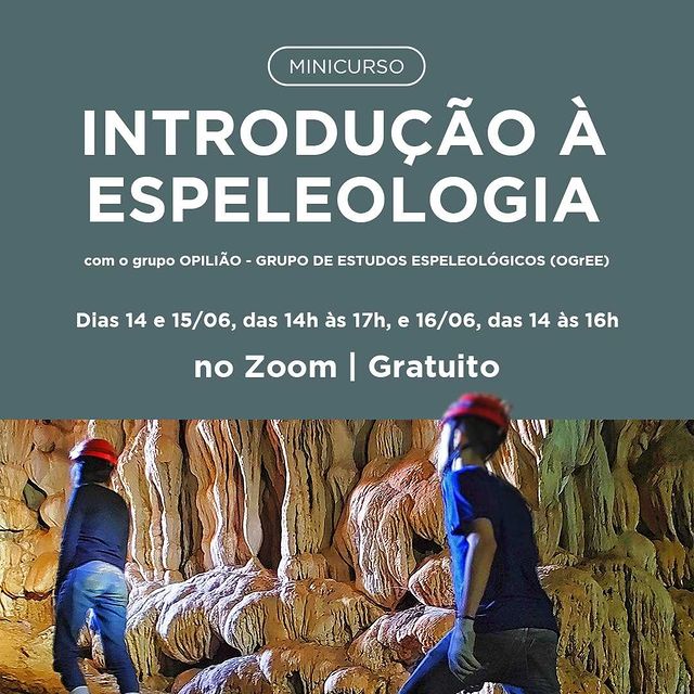 Divulgação/Instagram Minicurso: Introdução à Espeleologia - MM Gerdau