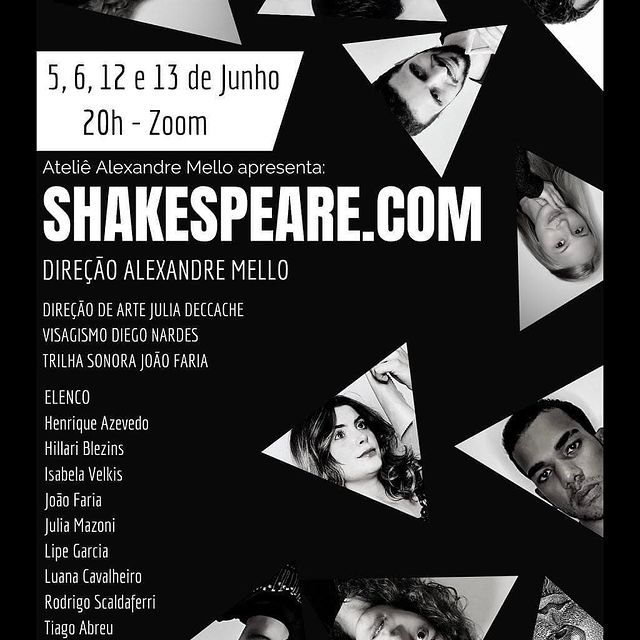 Reprodução: Instagram Shakespeare.com - Ateliê Alexandre Mello