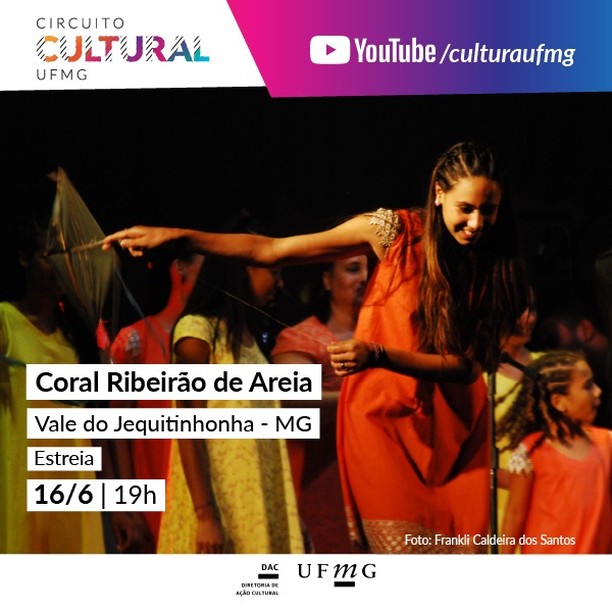 Divulgação/Instagram Coral Ribeirão de Areia - Circuito Cultural UFMG