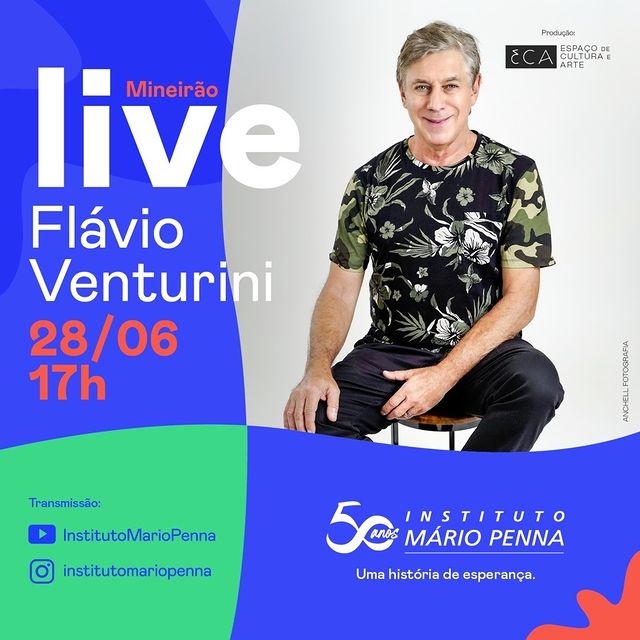 Live 50 anos Instituto Mário Penna com Flávio Venturini