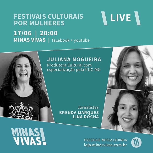 "Festivais Culturais por Mulheres" - Minas Vivas!