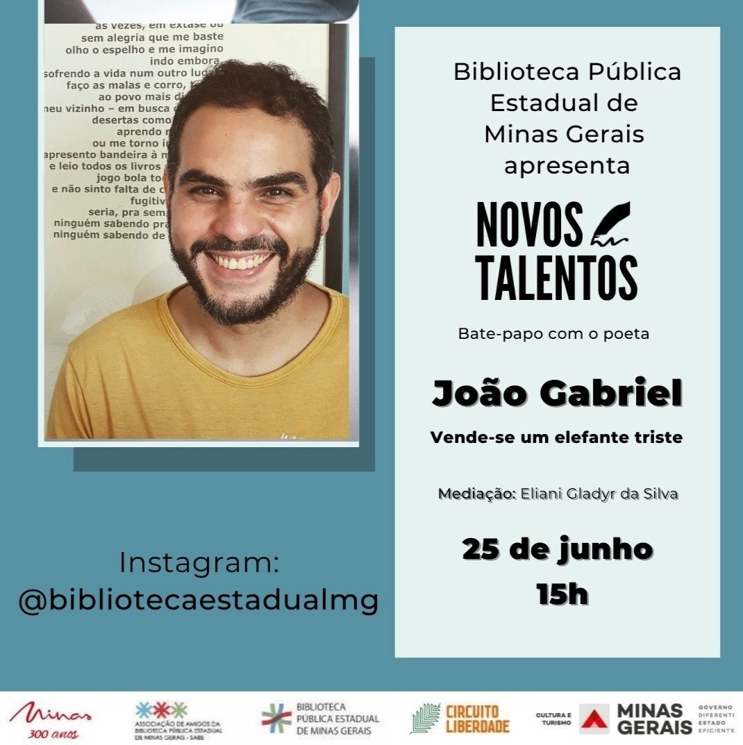 Novos Talentos: Bate-papo com o poeta João Gabriel