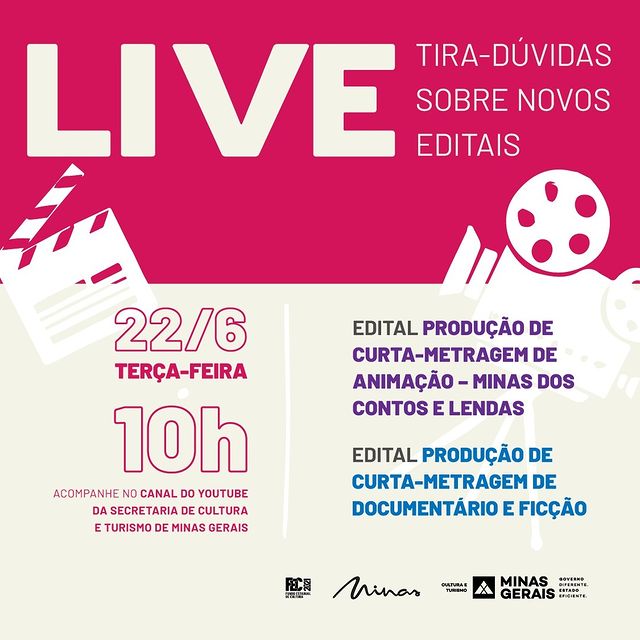 [Live] Tira-dúvida sobre novos editais - SECULT