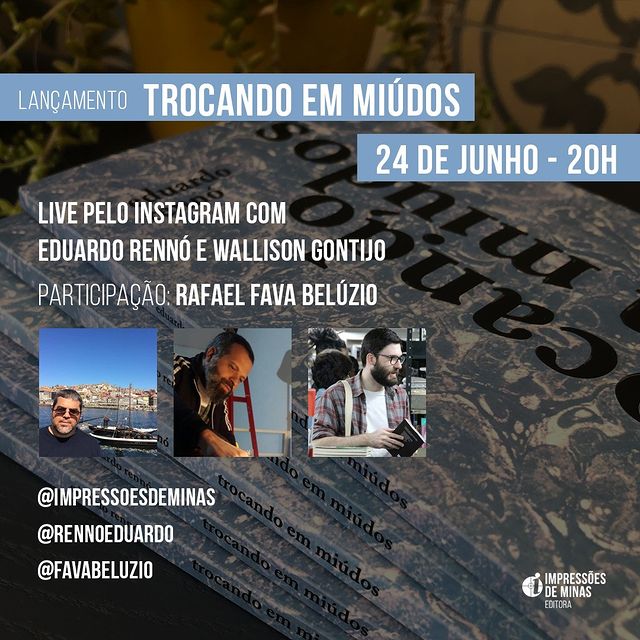 Live Lançamento do livro "Trocando em Miúdos" - Impressões de Minas