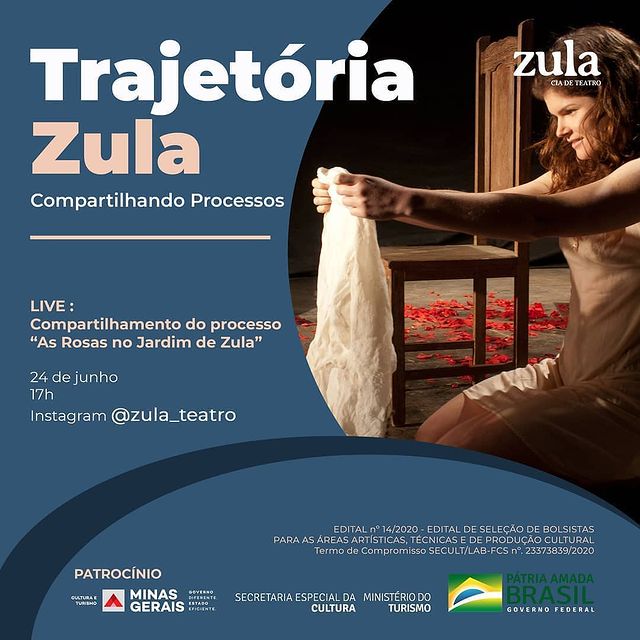 [Live] Compatilhamento do processo "As rosas no Jardim de Zula" - Cia Zula de Teatro