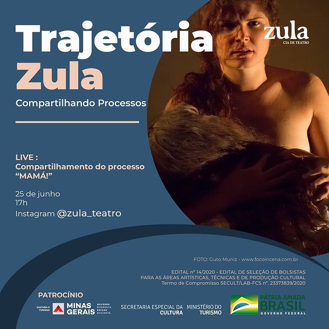 [Live] Compartilhamento do processo "MAMÁ!" - Cia Zula de Teatro