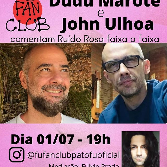 [Live] Dudu Marote e John Ulhoa comentam "Ruído Rosa" faixa a faixa