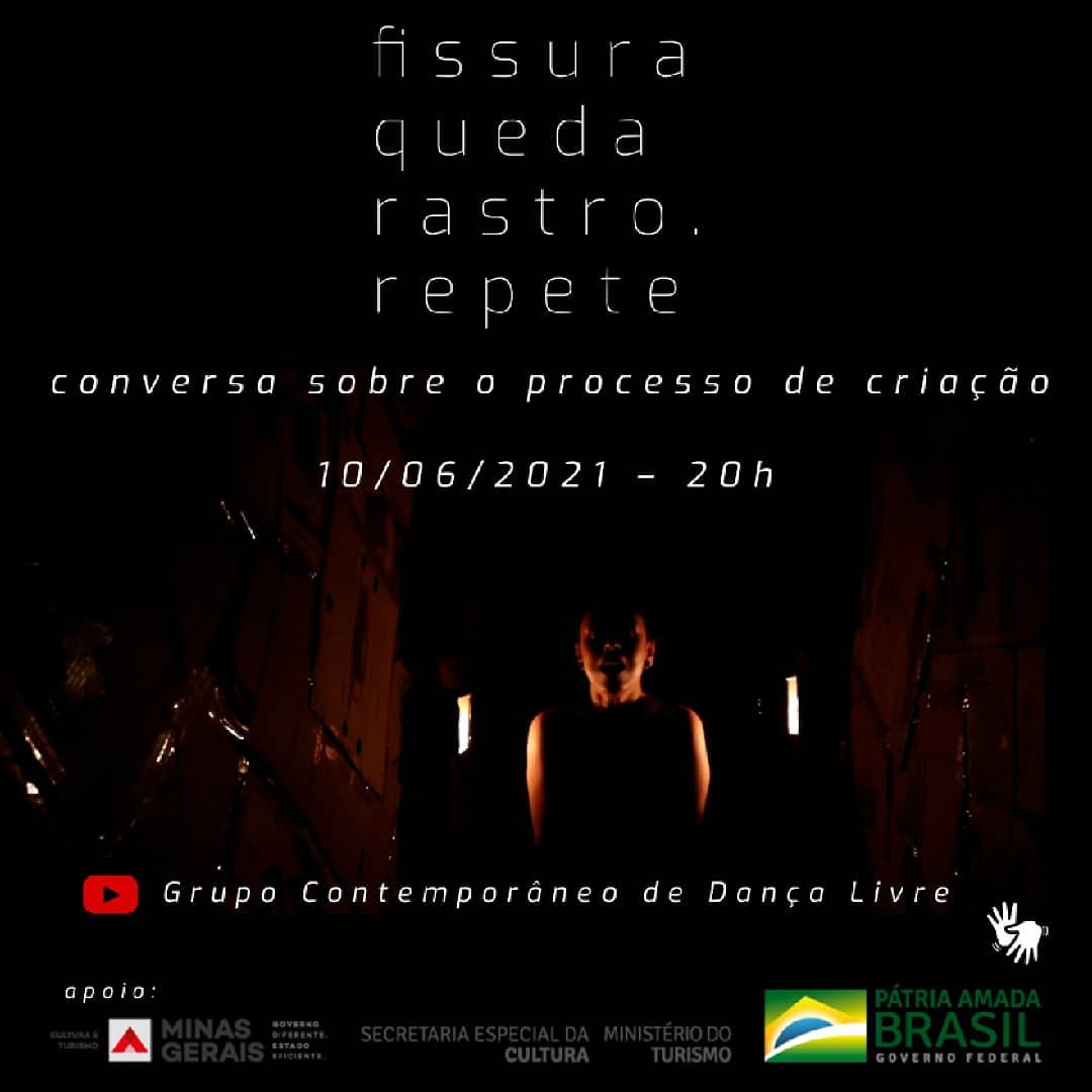 Conversa processo de criação do espetáculo “fissuraquedarastro.repete” - Grupo Contemporâneo de Dança Livre