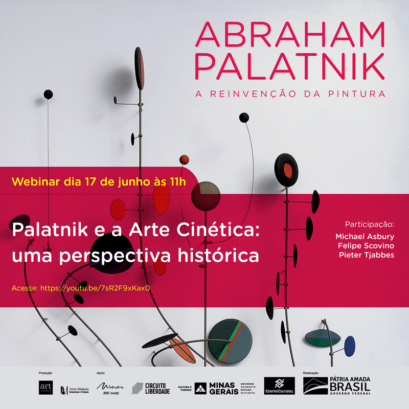 Reprodução oficial Webinar: “Palatnik e a Arte Cinética: uma perspectiva histórica” - CCBB BH