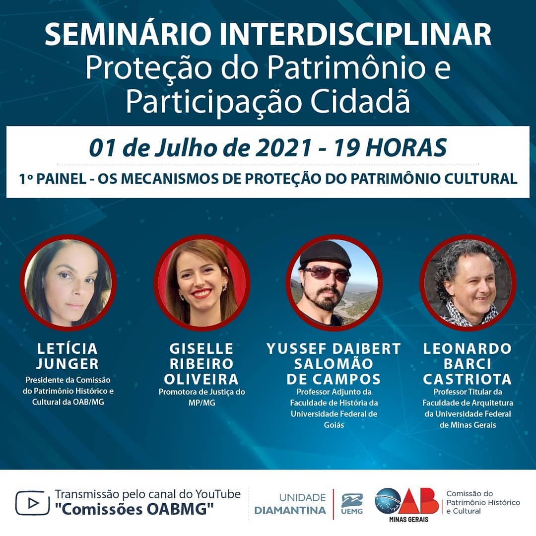 Seminário Interdisciplinar "Proteção do Patrimônio e Participação Cidadã - Online