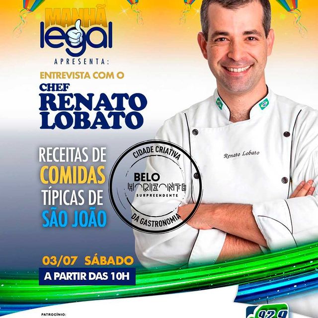 "Dia da Gastronomia Mineira" - Chef Renato Lobato